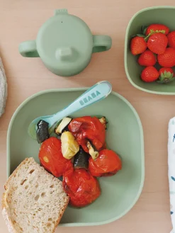 Assiette Silicone Ventouse Sage Green*BÉABA Outlet