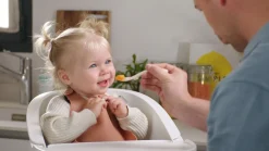 Bavoir Silicone Terracotta*BÉABA New