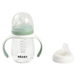 Biberon D'Apprentissage 2 En 1 210 Ml Sage Green*BÉABA