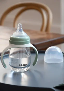 Biberon D'Apprentissage 2 En 1 210 Ml Sage Green*BÉABA
