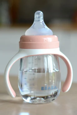 Biberon D'Apprentissage 2 En 1 210 Ml Old Pink*BÉABA New