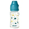 Biberon Verre Col Large 240Ml Blue*BÉABA New