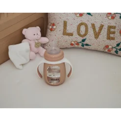 Biberon Verre D'Apprentissage 210 Ml Old Pink*BÉABA Clearance