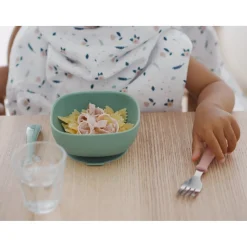 Bol Silicone Ventouse Sage Green*BÉABA Outlet