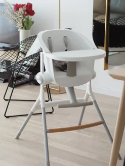 Chaise Haute Evolutive Up & Down White/Grey*BÉABA Online