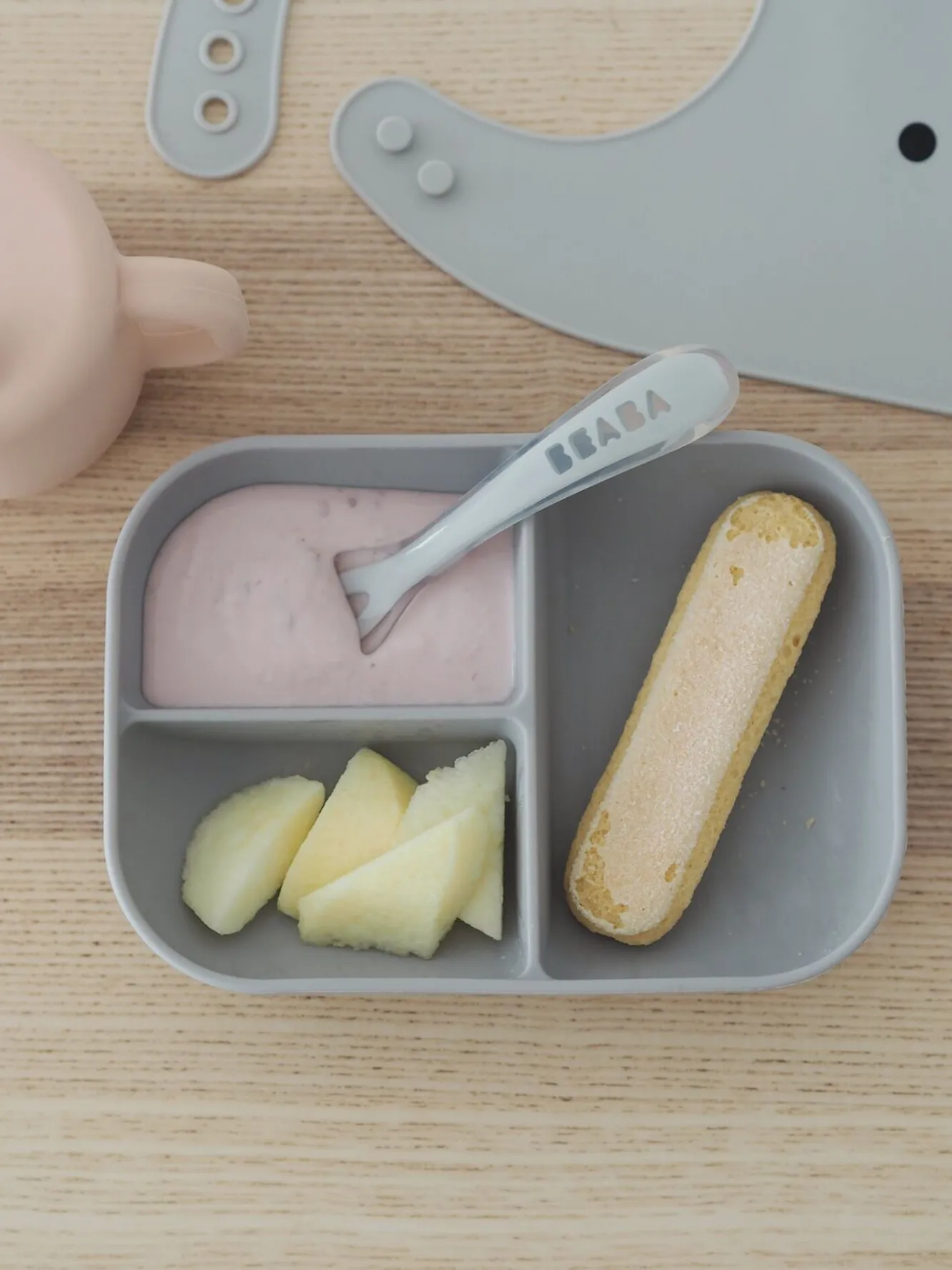 Coffret D'Apprentissage Silicone + Tasse Pink*BÉABA