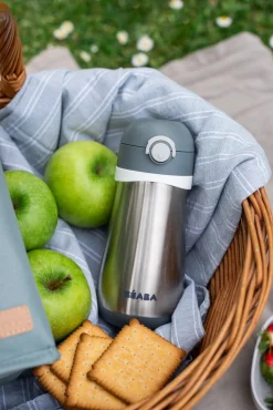 Gourde Inox 350 Ml Mineral Grey*BÉABA Hot