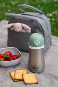 Gourde Inox 350 Ml Sage Green*BÉABA Hot