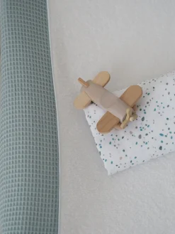 Lot De 2 Langes Xxl En Coton Hot Sauce/Terrazzo*BÉABA Discount