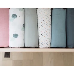 Lot De 2 Langes Xxl En Coton Mirage Grey/Jungle*BÉABA