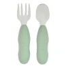 Lot De 2 Pre-Couverts Inox Sage Green*BÉABA Discount