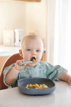 Lot De 2 Pre-Couverts Inox Sage Green*BÉABA Discount