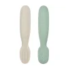 Lot De 2 Pre-Cuillere Silicone Sage Green / Velvet Grey*BÉABA Clearance