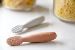 Lot De 2 Pre-Cuillere Silicone Terracotta / Velvet Grey*BÉABA Outlet