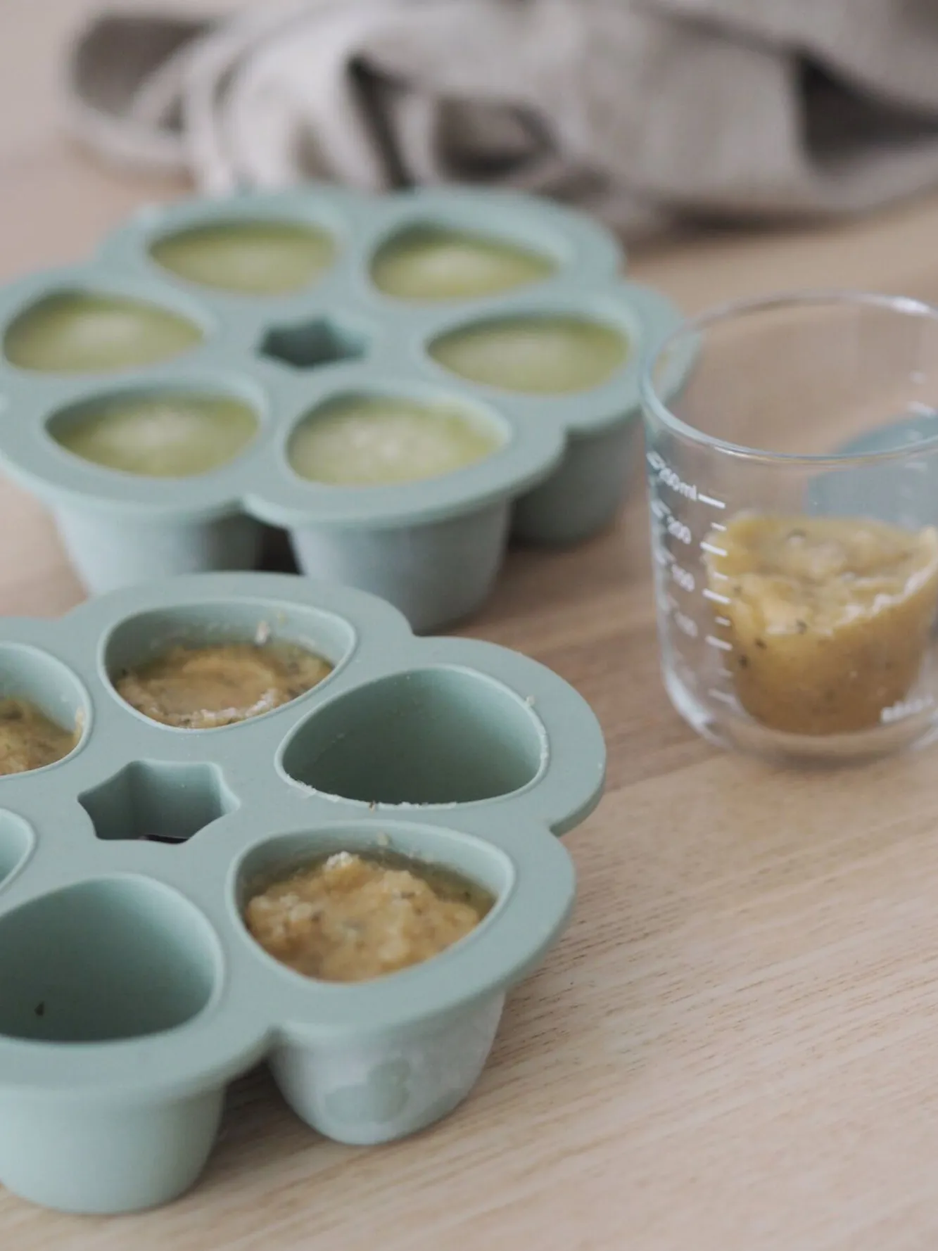 Multiportions Silicone 6 X 90 Ml Sage Green*BÉABA Best