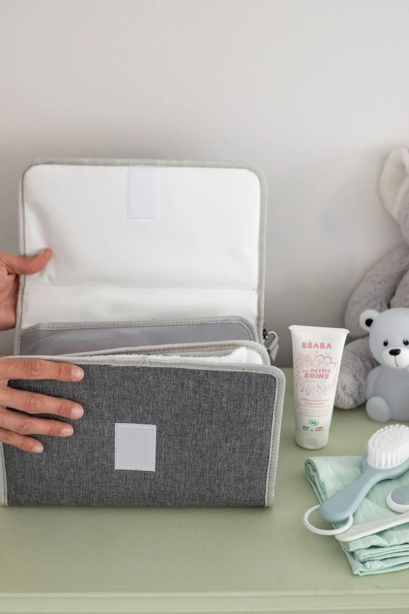 Pochette A Langer Geneve Heather Grey*BÉABA Hot