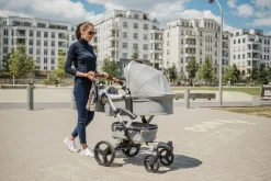 Poussette 2 En 1 Bonavi 2 Melange Grey*BÉABA Clearance