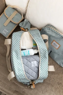 Sac A Langer Geneve Ii Play Print Sage Green*BÉABA Discount