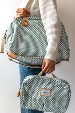 Sac A Langer Geneve Ii Play Print Sage Green*BÉABA Discount