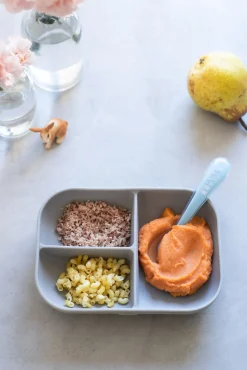 Set Repas Silicone Avec Ventouse Grey*BÉABA Discount