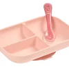 Set Repas Silicone Avec Ventouse Pink*BÉABA Outlet