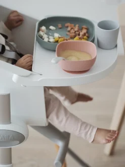 Set Vaisselle Silicone 4 Pieces Eucalyptus*BÉABA