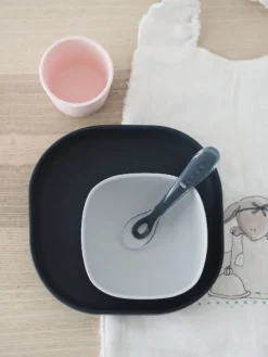 Set Vaisselle Silicone 4 Pieces Night-Blue*BÉABA Sale