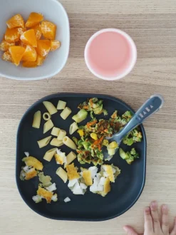 Set Vaisselle Silicone 4 Pieces Night-Blue*BÉABA Sale