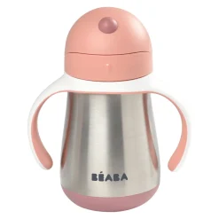 Tasse Paille Inox 250 Ml Old Pink*BÉABA Sale