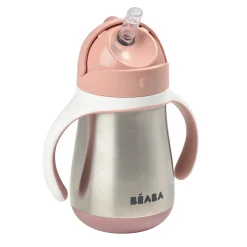 Tasse Paille Inox 250 Ml Old Pink*BÉABA Sale
