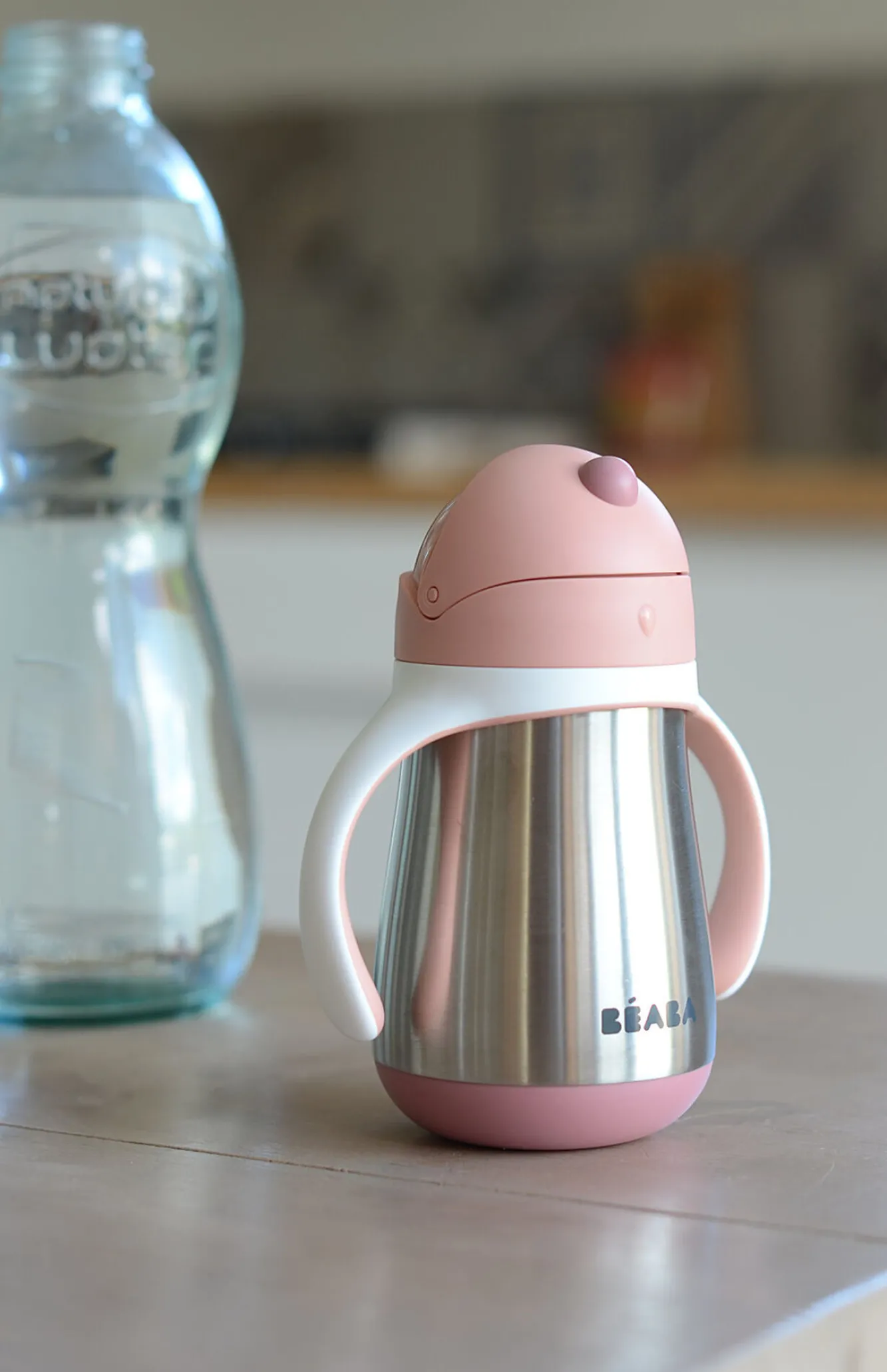 Tasse Paille Inox 250 Ml Old Pink*BÉABA Sale