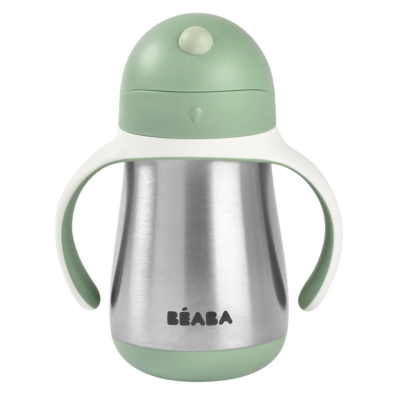 Tasse Paille Inox 250 Ml Sage Green*BÉABA Outlet